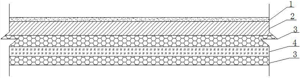 Green waterproof non-gel type bath-sanitation wall body plate and manufacturing method thereof