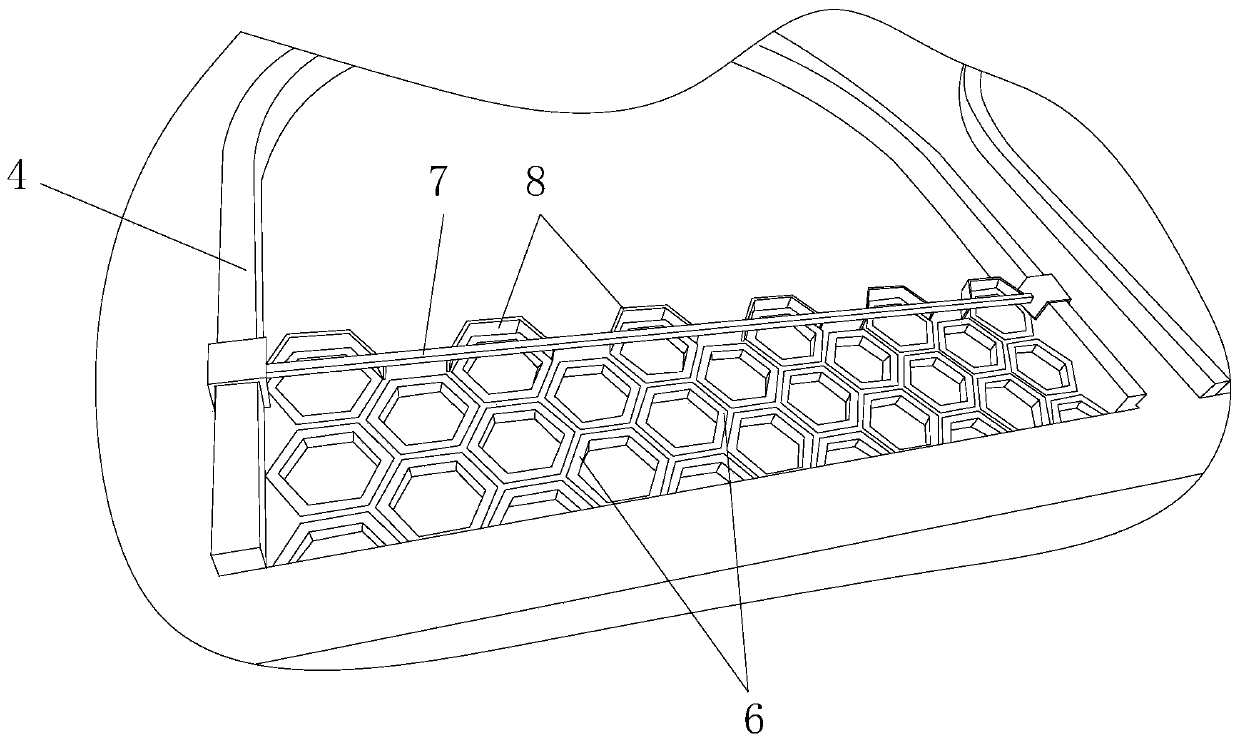 Mechanical slotting method used in railway protection slope construction