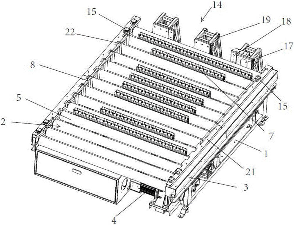 Stable self-adaptation vehicle conveyer line