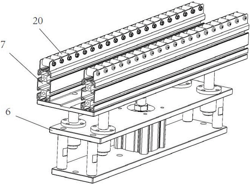 Stable self-adaptation vehicle conveyer line