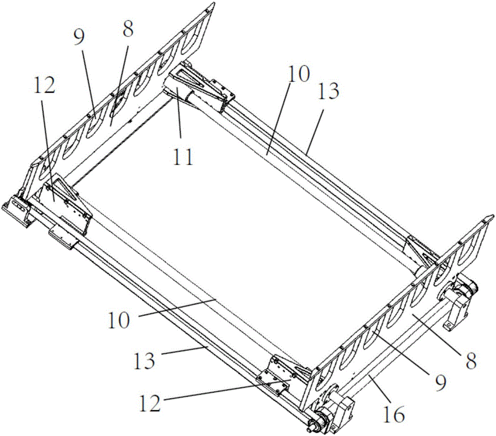 Stable self-adaptation vehicle conveyer line