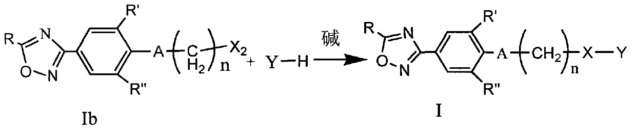 Oxadiazole compound and preparation method thereof, medicine composition and application thereof