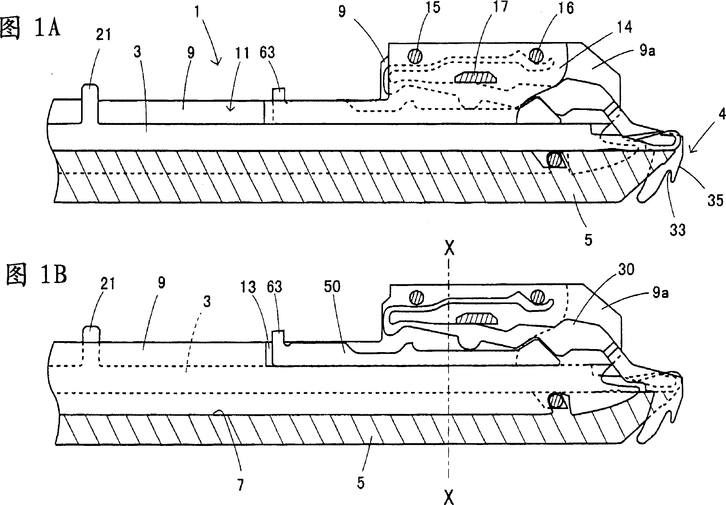 Sinker device of flat knitting machine