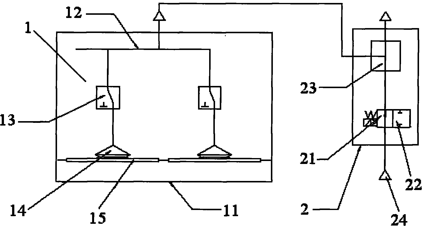 Safety sucker of solar cell string