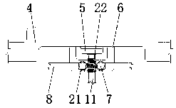 An agricultural machinery chassis applicable to different terrains