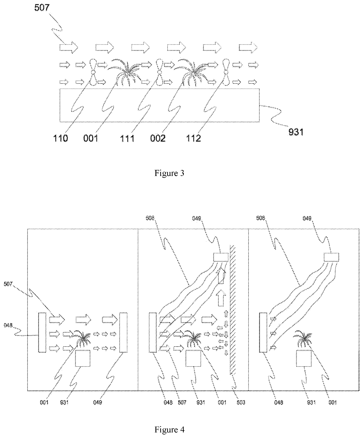 Air movement control and air source device for cultivation