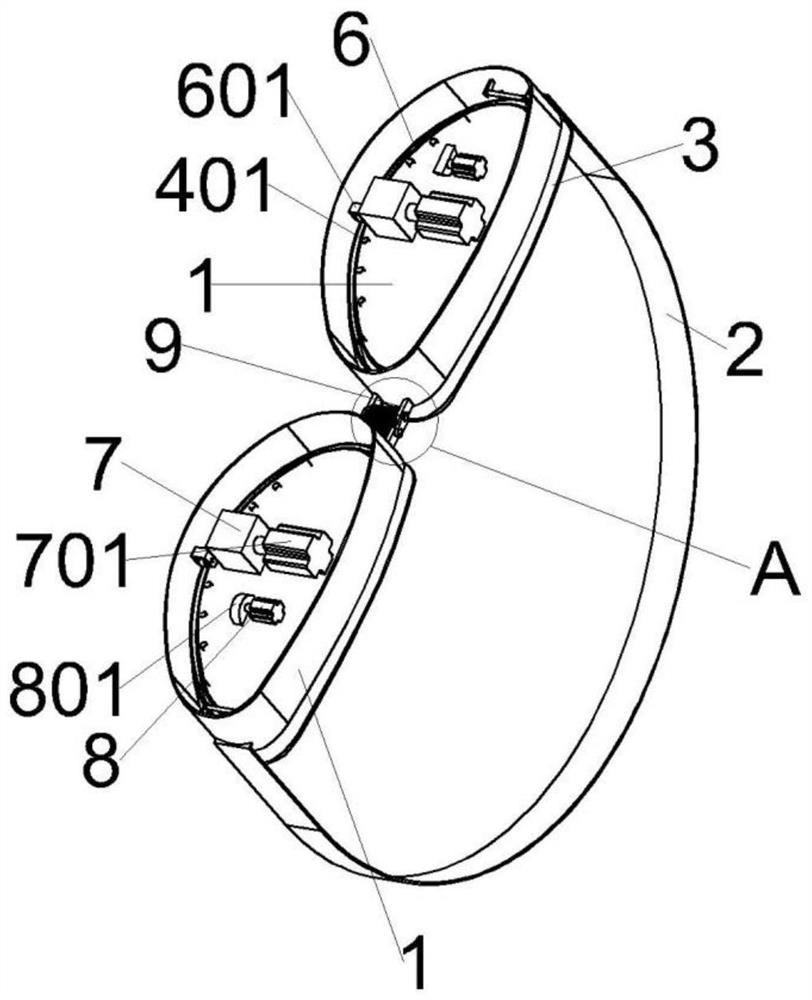 Air bag massage eye protection instrument and control method thereof