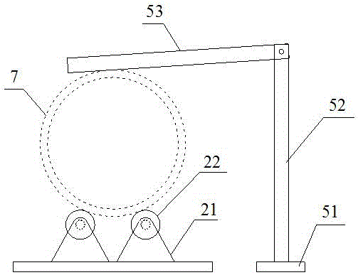 Roller assembly auxiliary tool