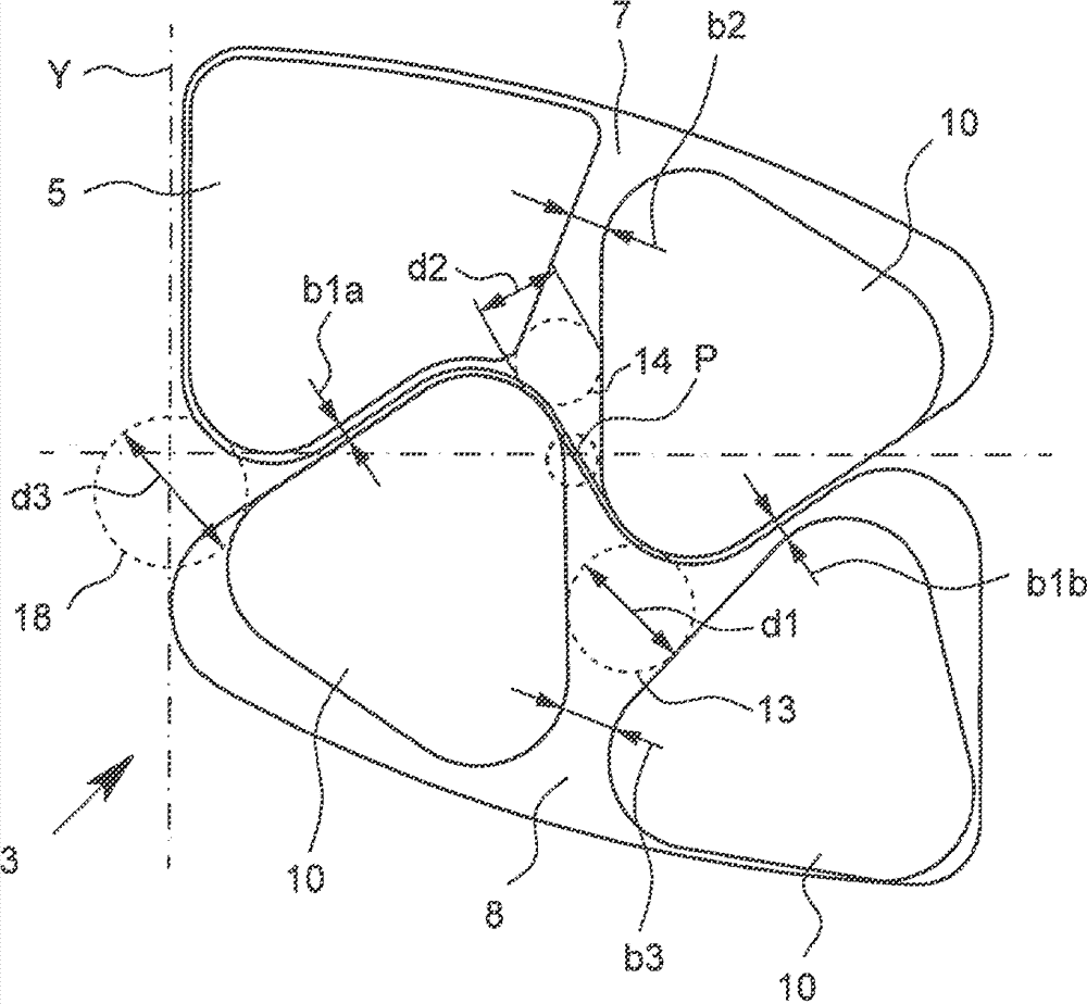 Modular brake lining system and brake lining