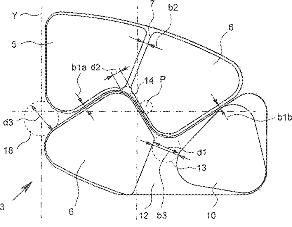 Modular brake lining system and brake lining