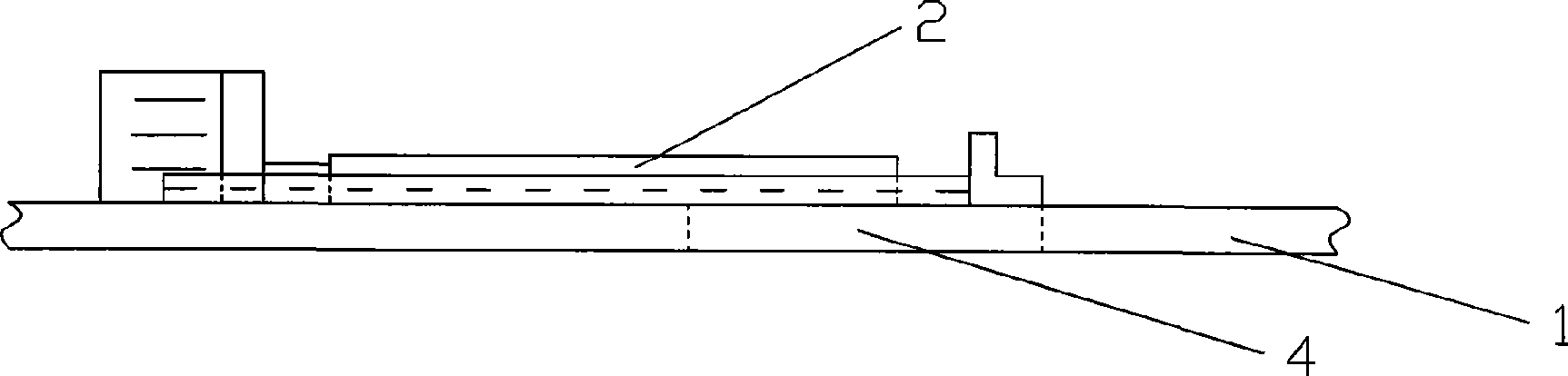 Lampblack absorber with area-adjustable air inlet of movable deflector type