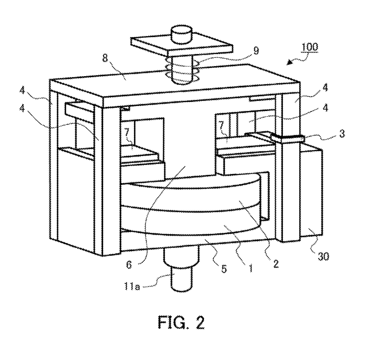 Electromagnetically moving device