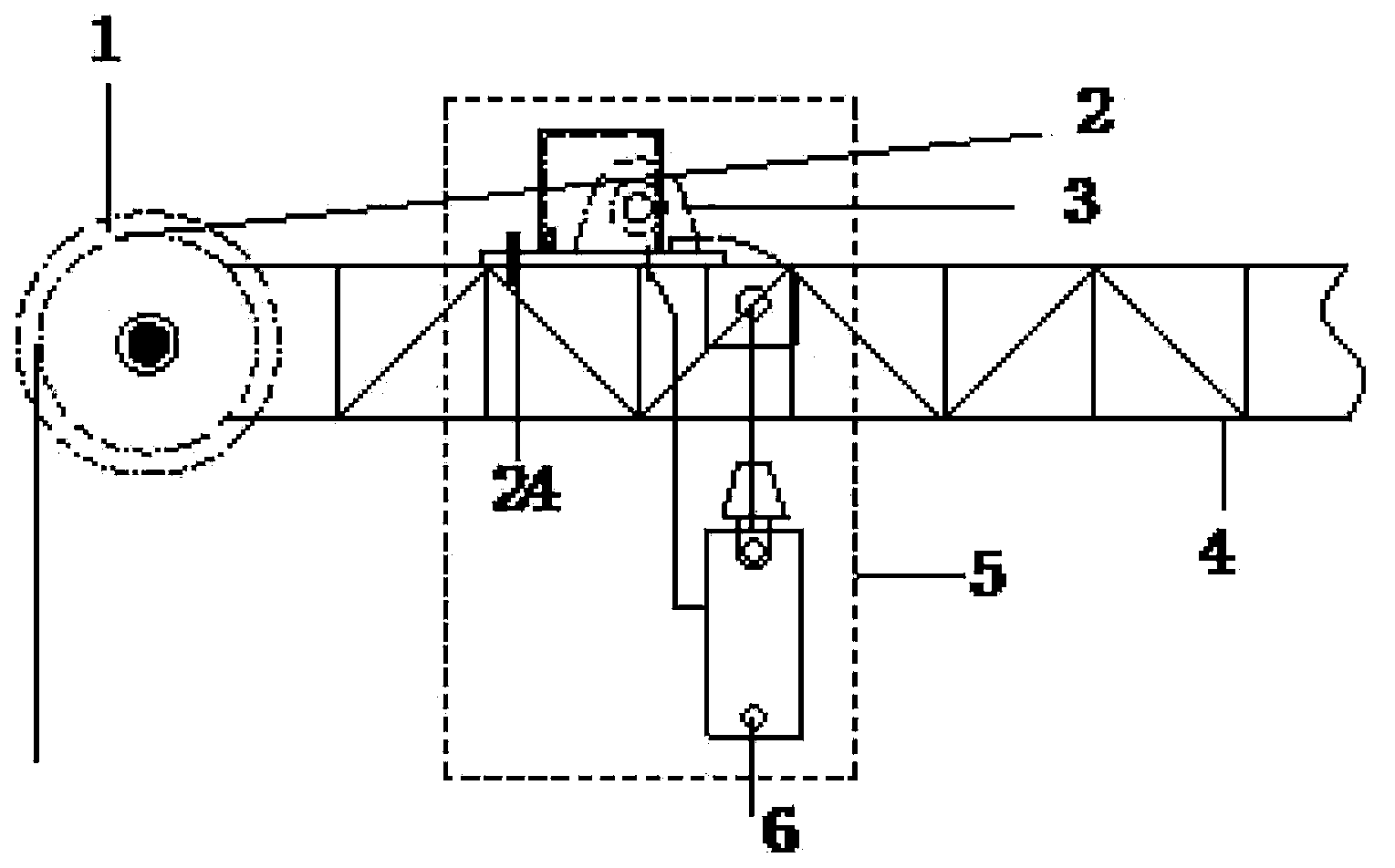 Dynamic compaction ground stabilization reinforcement processing system and processing method