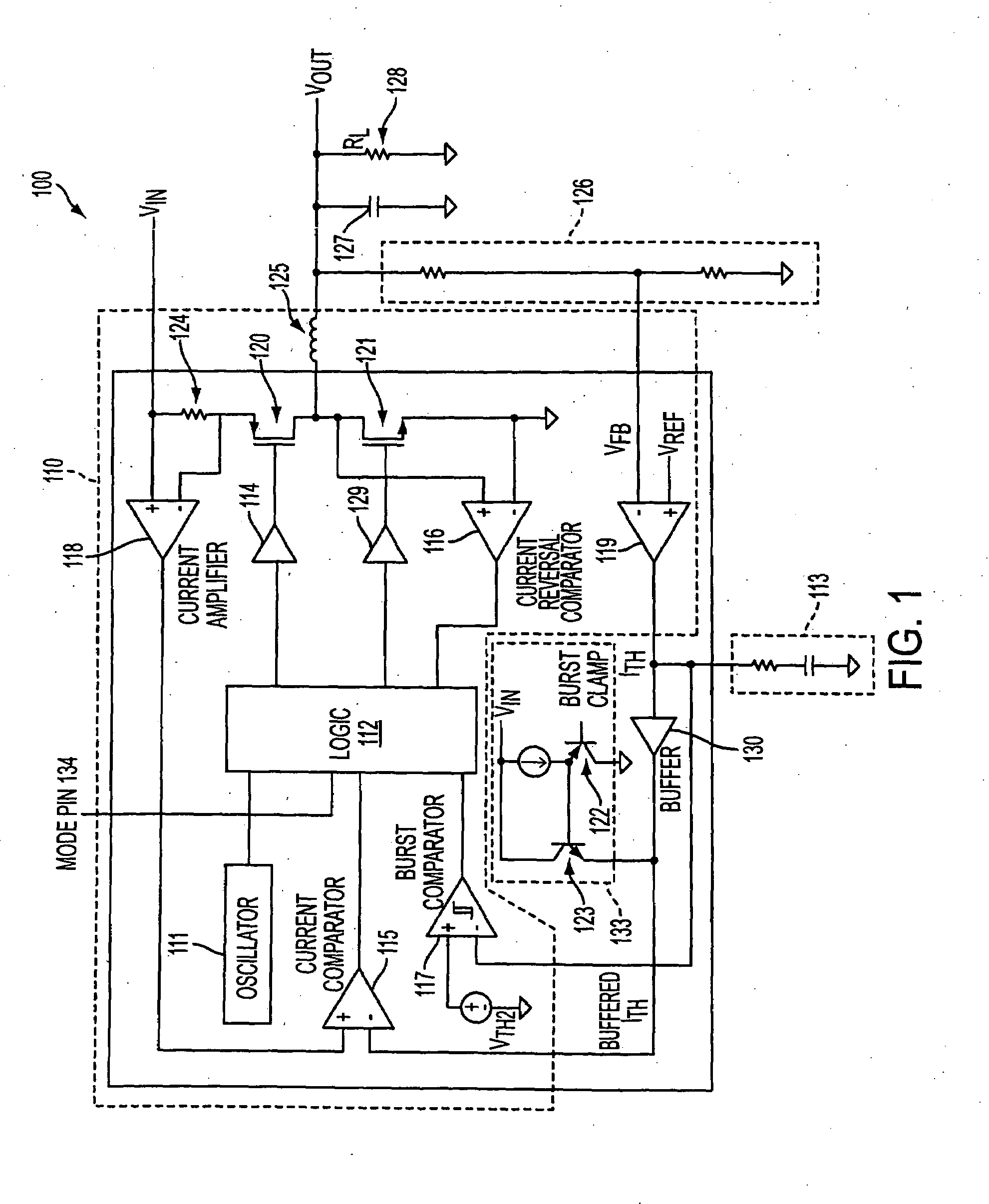 Circuits and methods for adjustable peak inductor current and hysteresis for burst mode in switching regulators