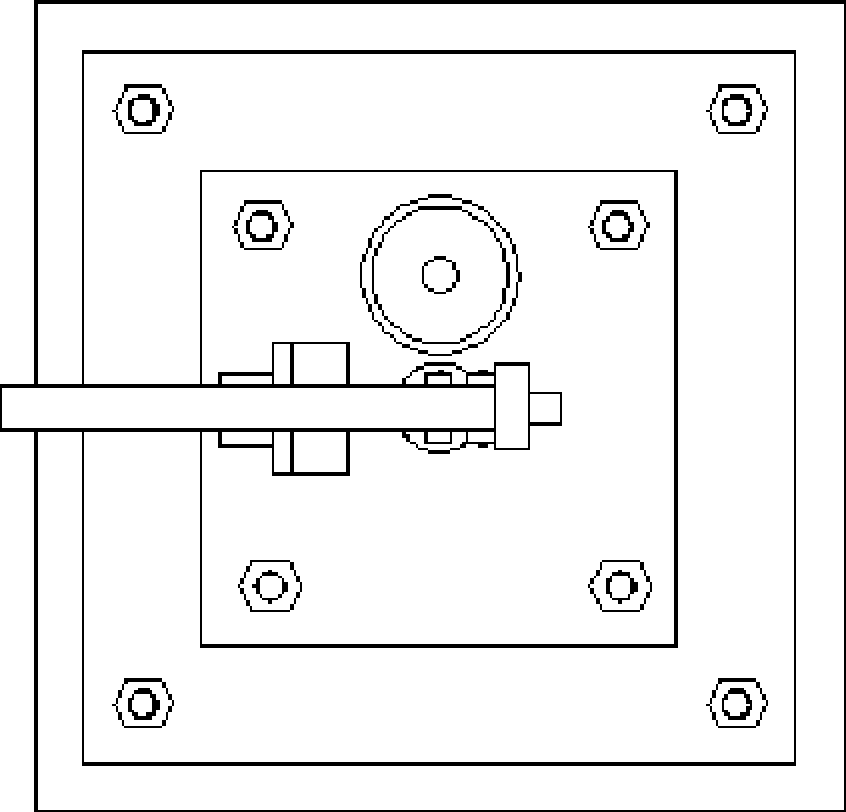 Execution mechanism for dry-type dual-clutch automatic transmission rack