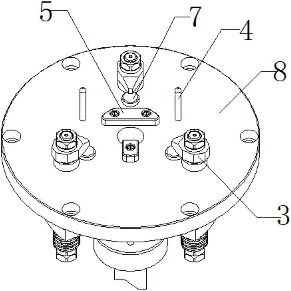 Numerical control lathe clamp for machining of thin-wall parts prone to deformation