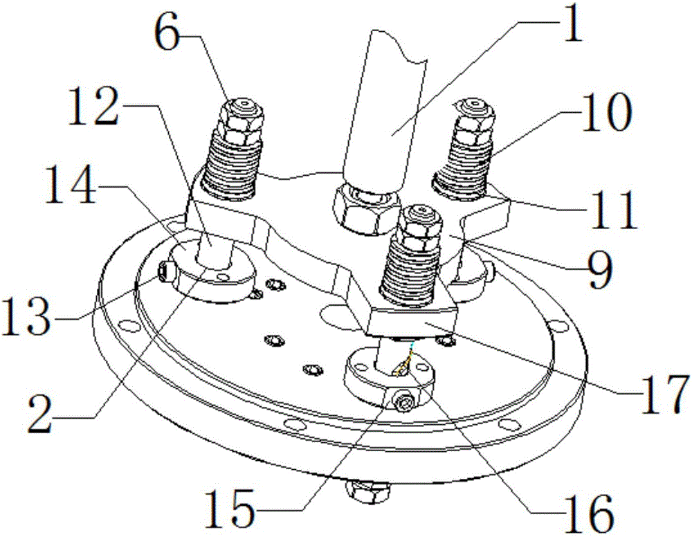 Numerical control lathe clamp for machining of thin-wall parts prone to deformation