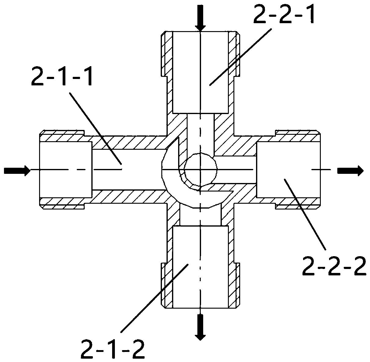 Electric check valve and zero cold water control system comprising same