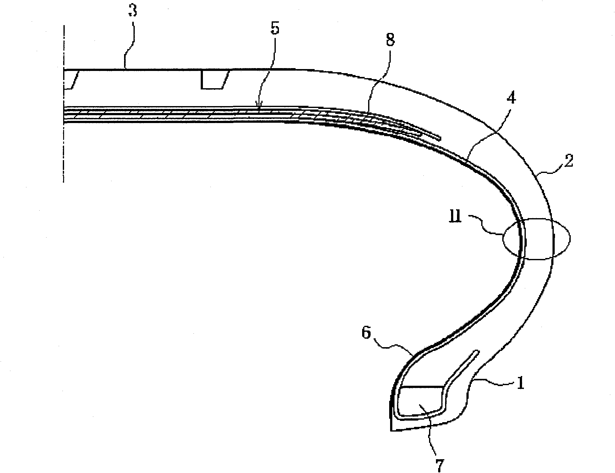 Film, inner liner for tire, and tire using the inner liner