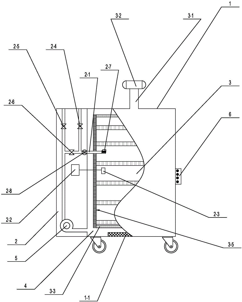 Constant-temperature type air-blowing drying oven