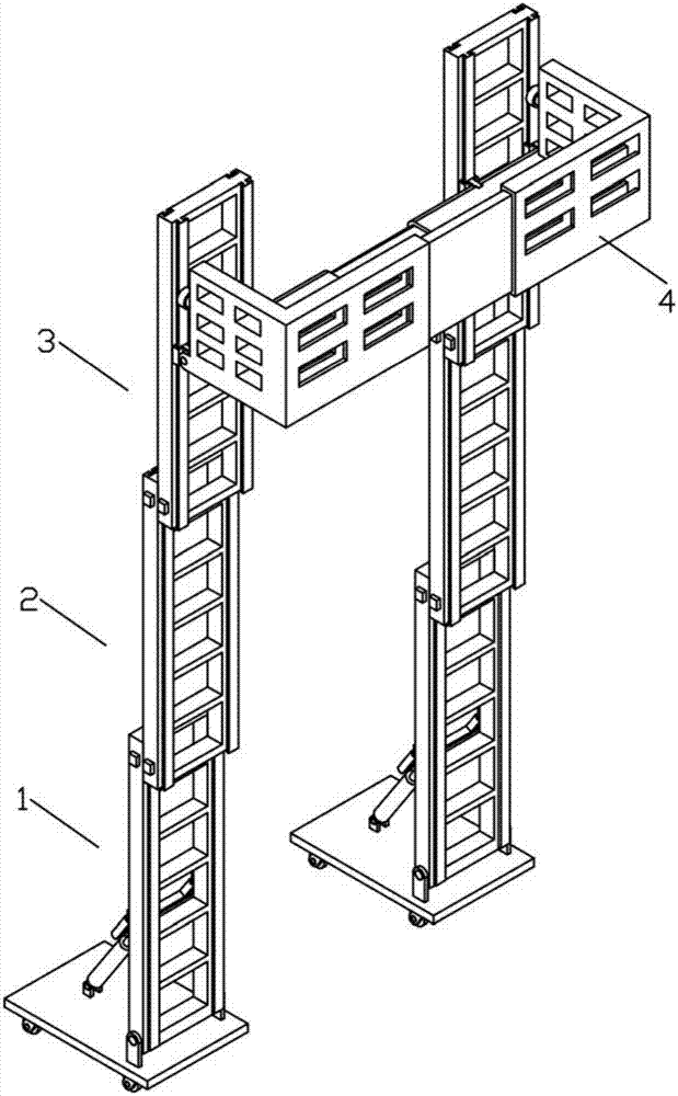 A mobile elevating work platform