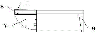 Waterproof device for illuminating LED lamp cap