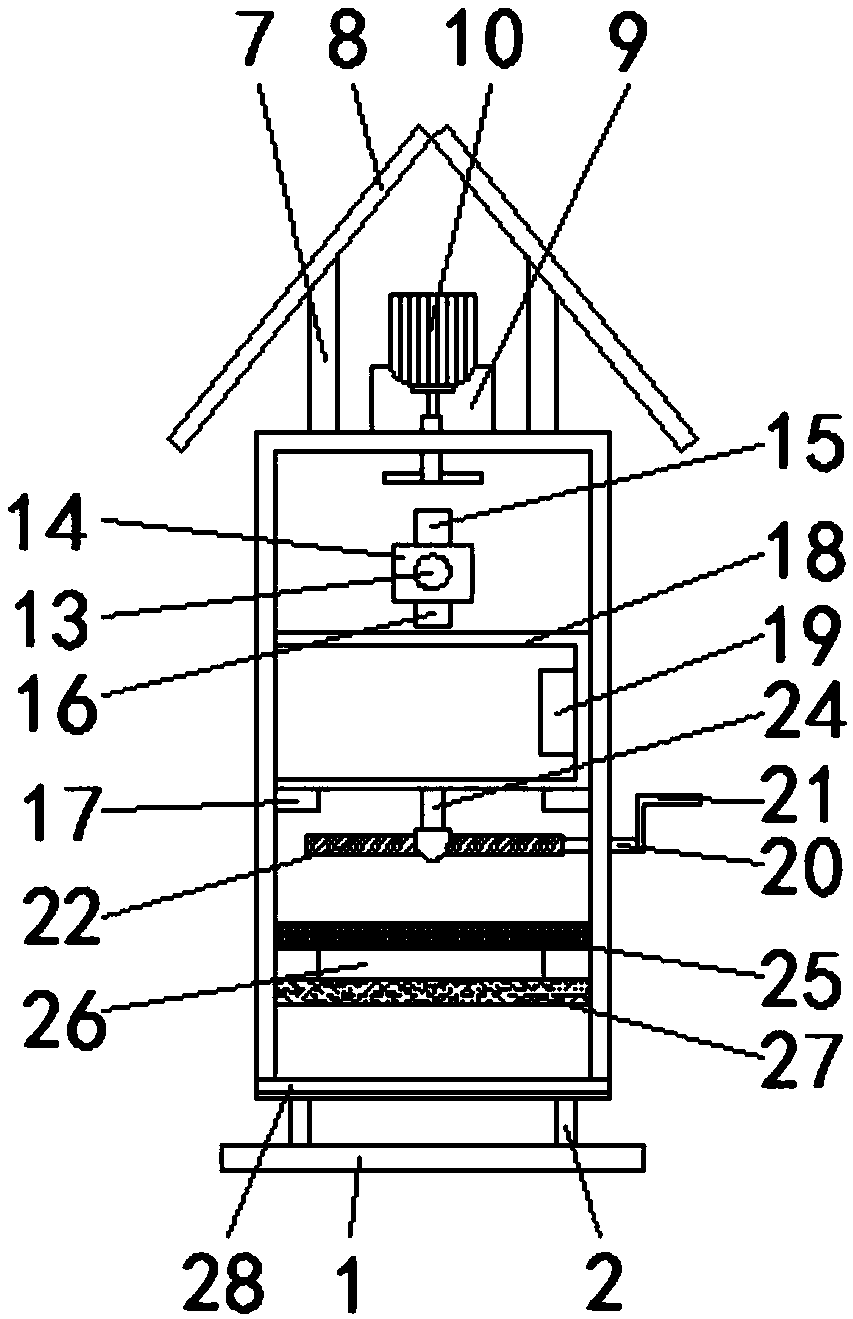 Radiating drawer type power control device