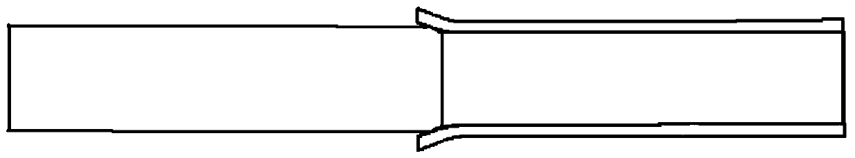 Crushing pipe anti-bending device for motor train unit