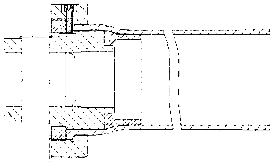 Crushing pipe anti-bending device for motor train unit