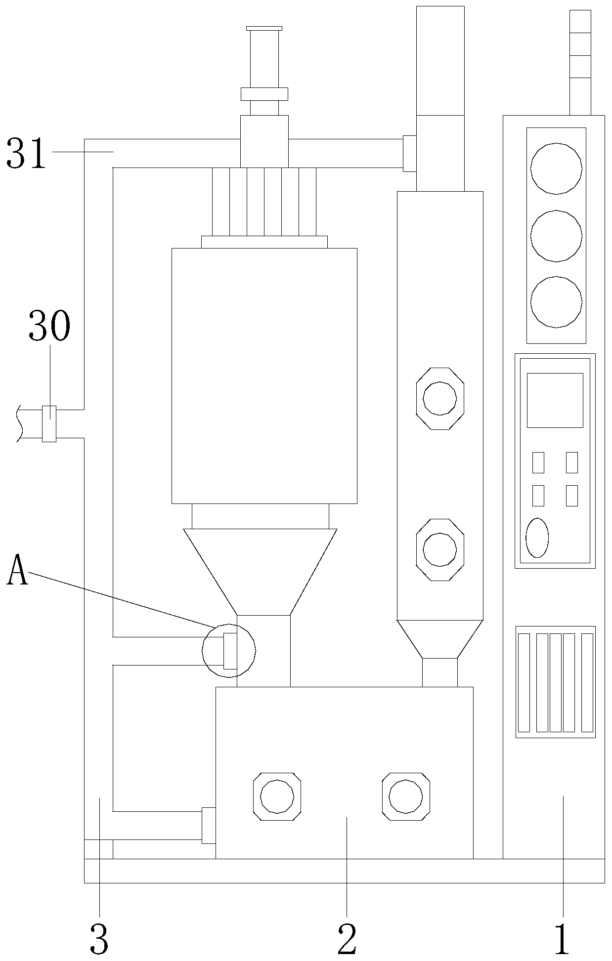 Gas conveying equipment for metallurgical machinery