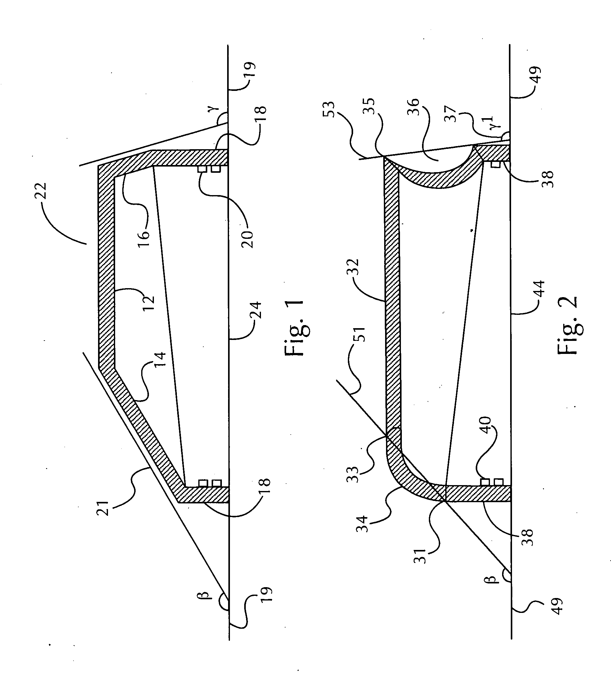 Methods For Foil Stamping Parts Having Asymmetrical Edges