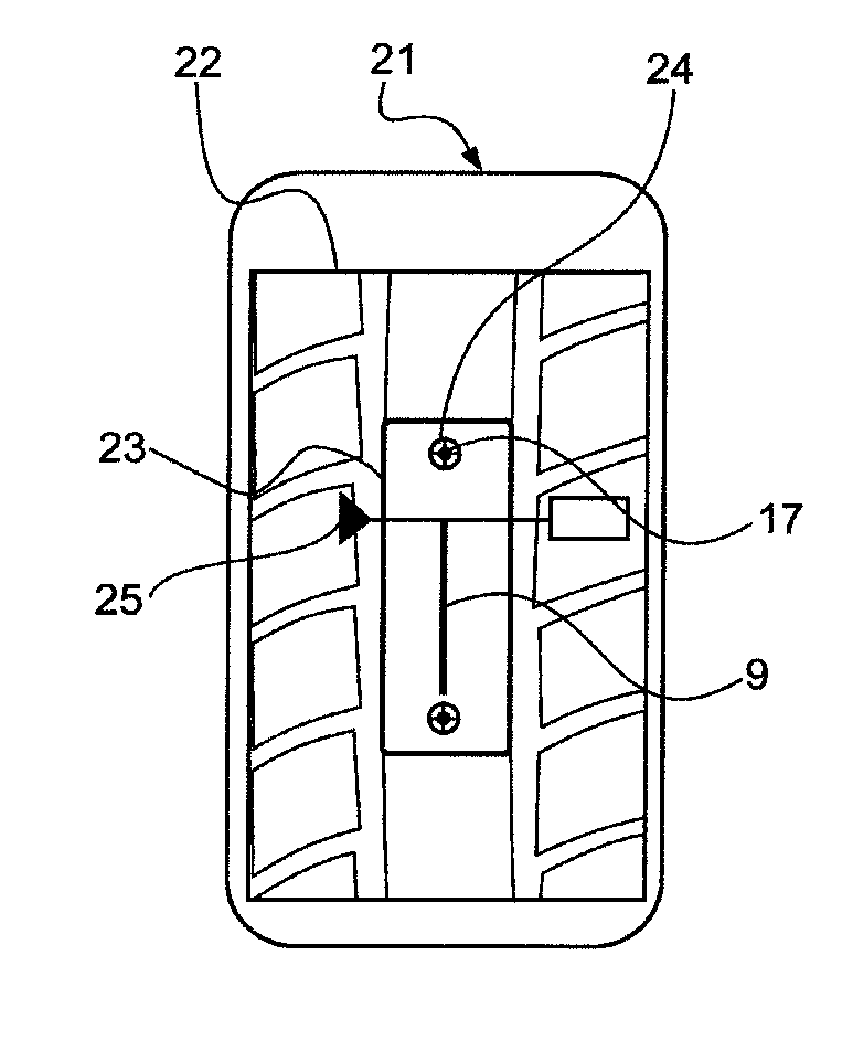 Method for determining the tread depth of a vehicle pneumatic tire