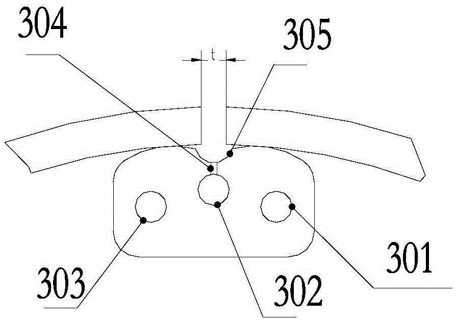 Welding structure for inner container longitudinal seam of stainless steel gas cylinder and welding method