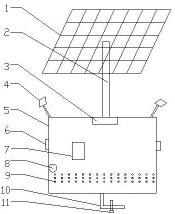 Intelligent automatic bird repelling device