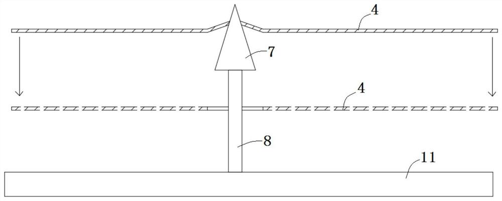 Single-cup extraction system based on puncture by mechanical external force