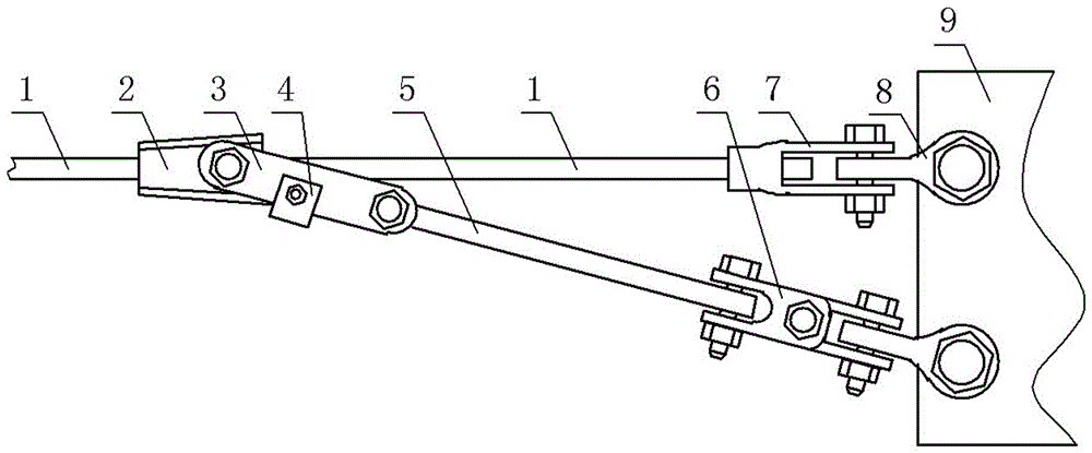 Backup-protection confection method and device of transmission overhead ground wire for important crossed region safety