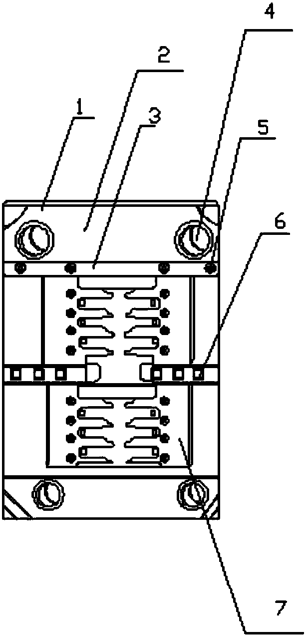 Metal mold production technology capable of conveniently quickening cooling setting