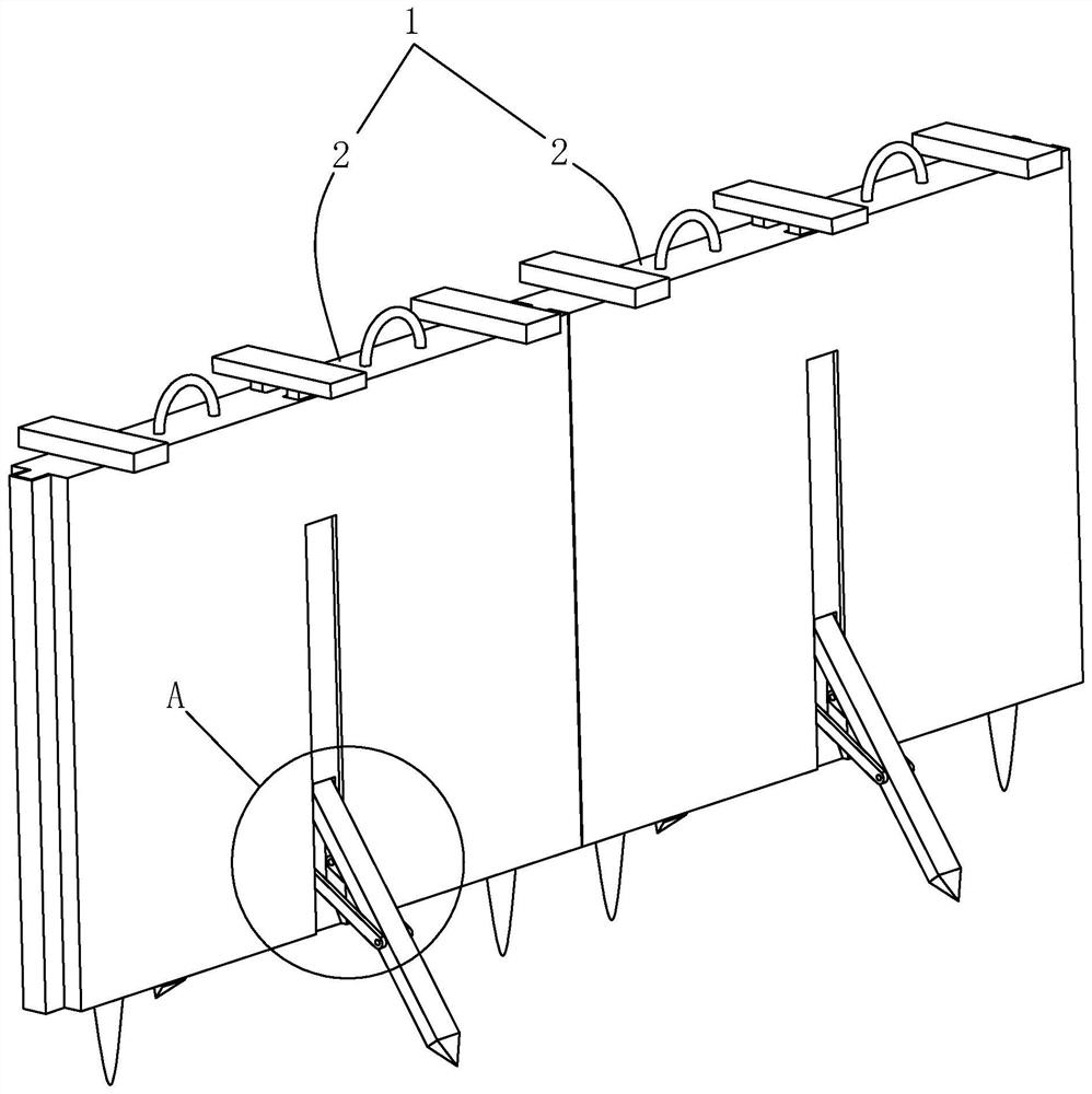 A water retaining cofferdam structure and its construction technology