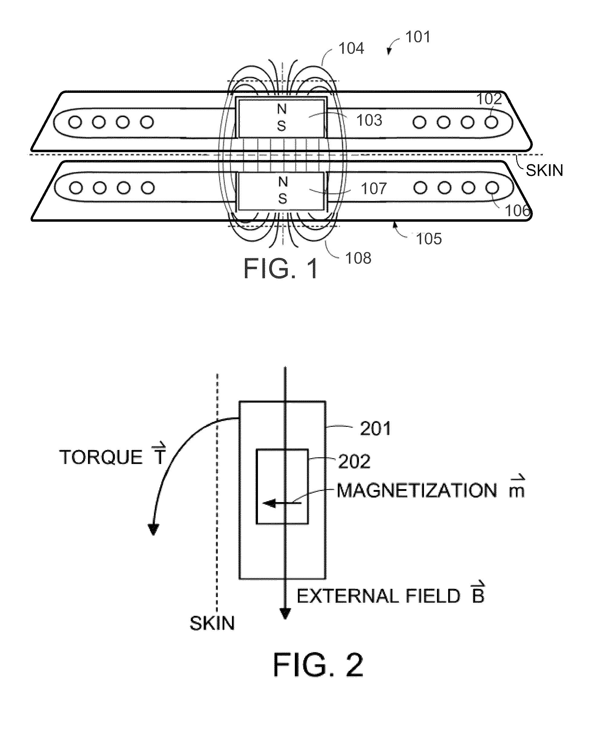 MRI-safe disc magnet for implants