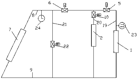 Solar energy system capable of intelligently controlling opening degree of valves