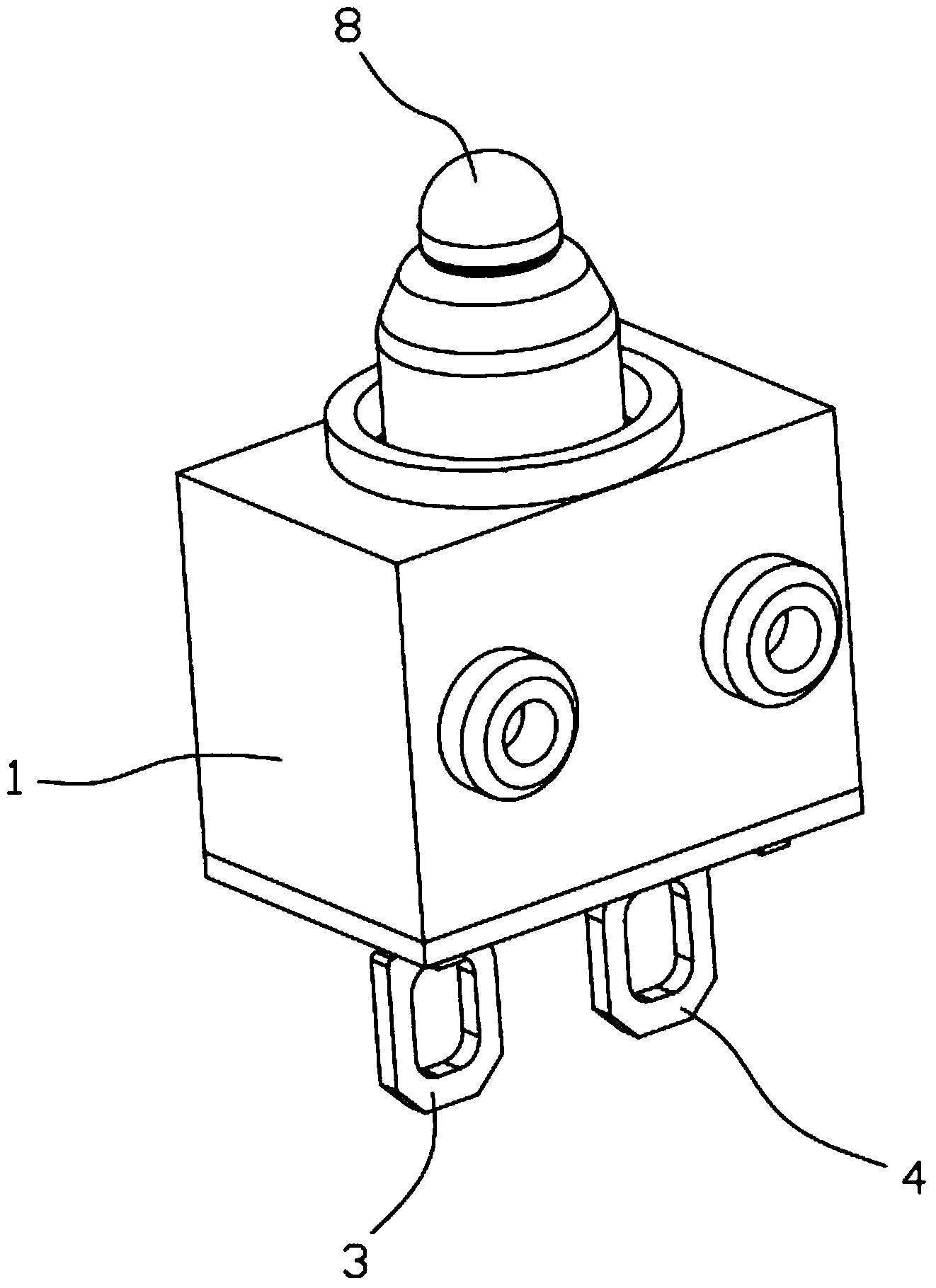 Novel button switch