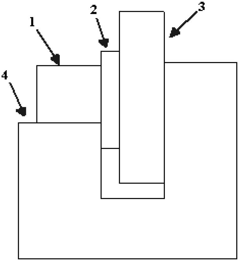 Method for connecting carbon fiber reinforced aluminum-based composite with metal