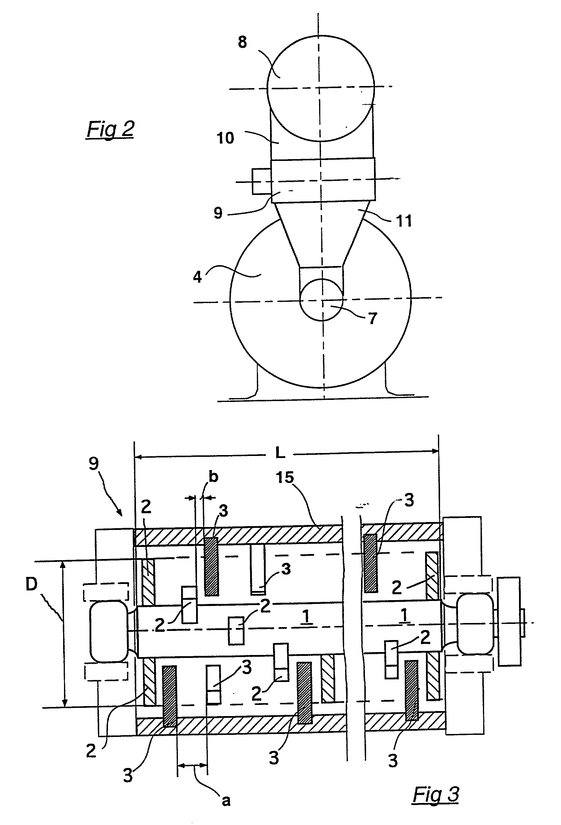 Process for dispersing a fibrous paper stock and device for performing the process