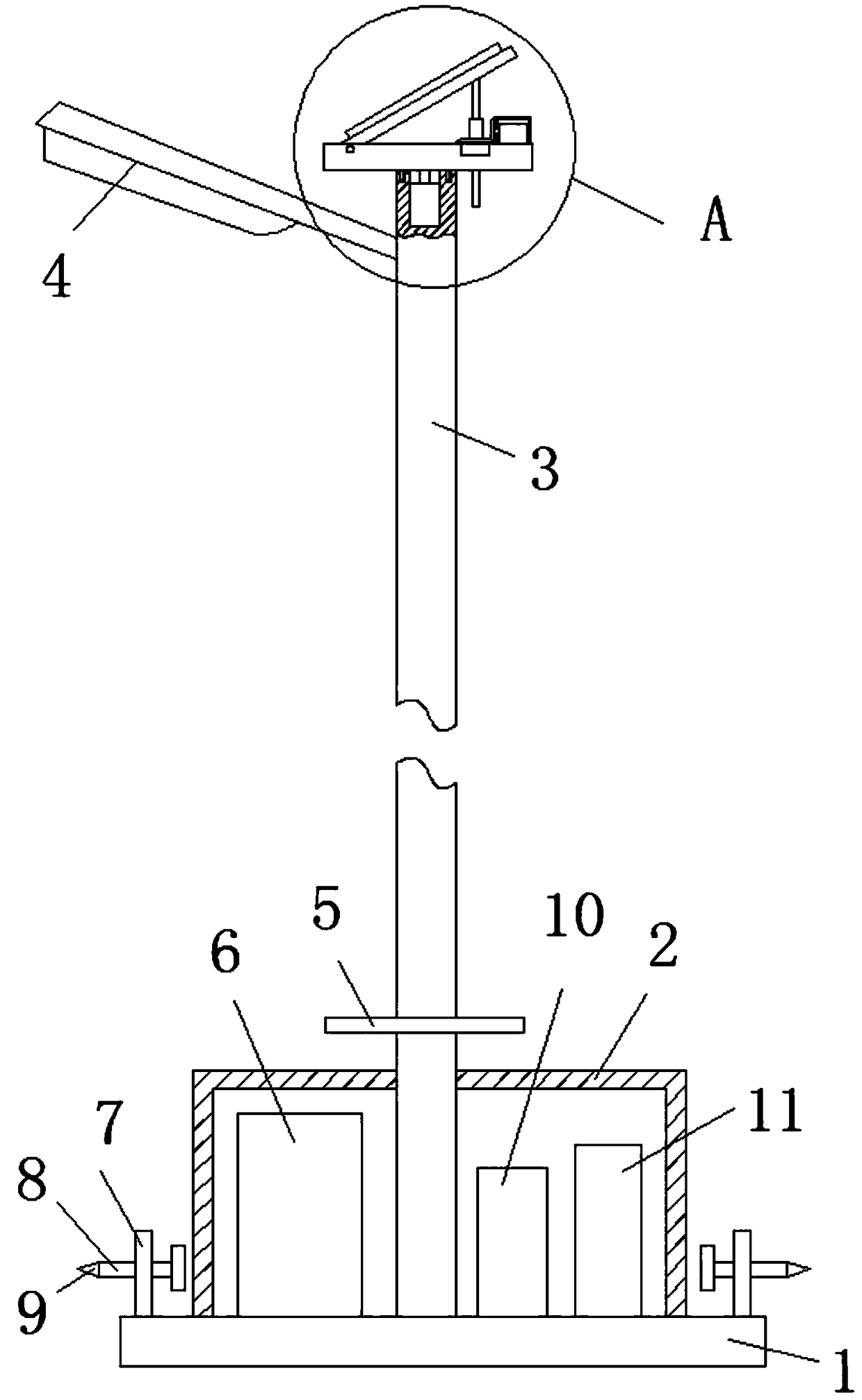 Low-voltage lithium battery energy storage control system