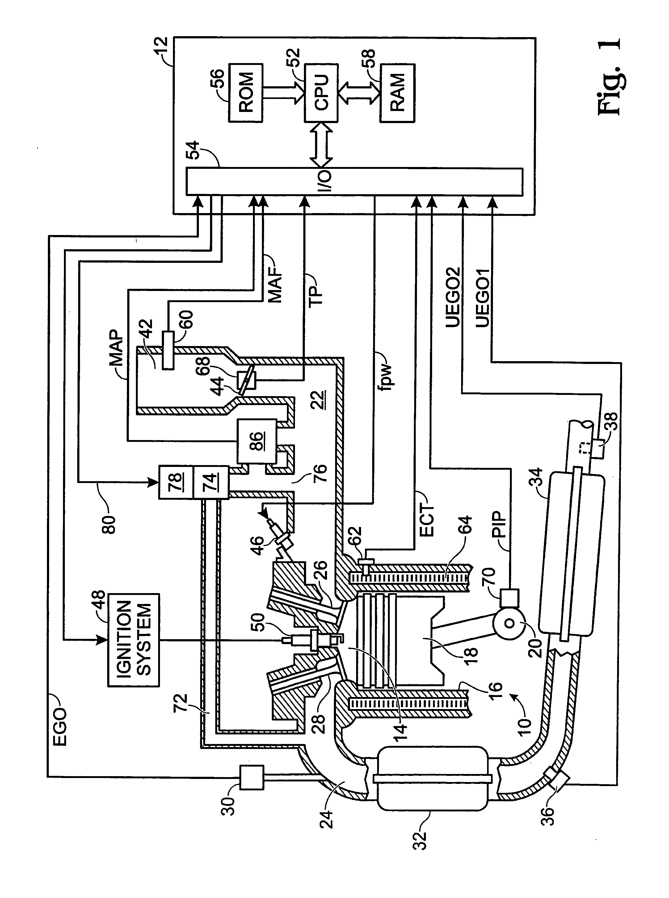 System and method for determining a NOx storage capacity of catalytic device