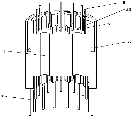 Combined prefabricated bridge pier connection structure and its construction method