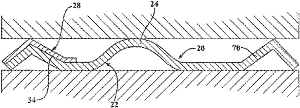 Gasket assembly with half stop and method of making the same