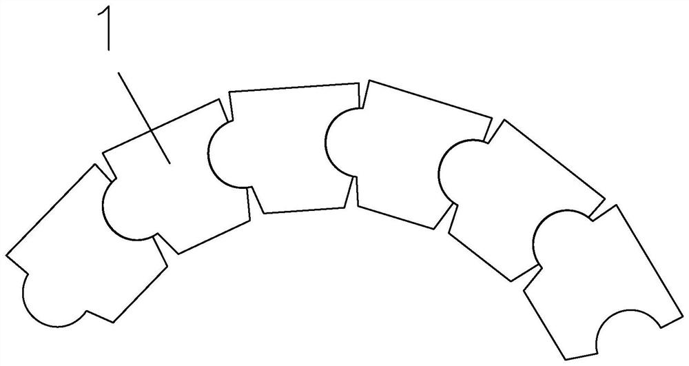 Hollow ball ceramic fiber brick and preparation method thereof