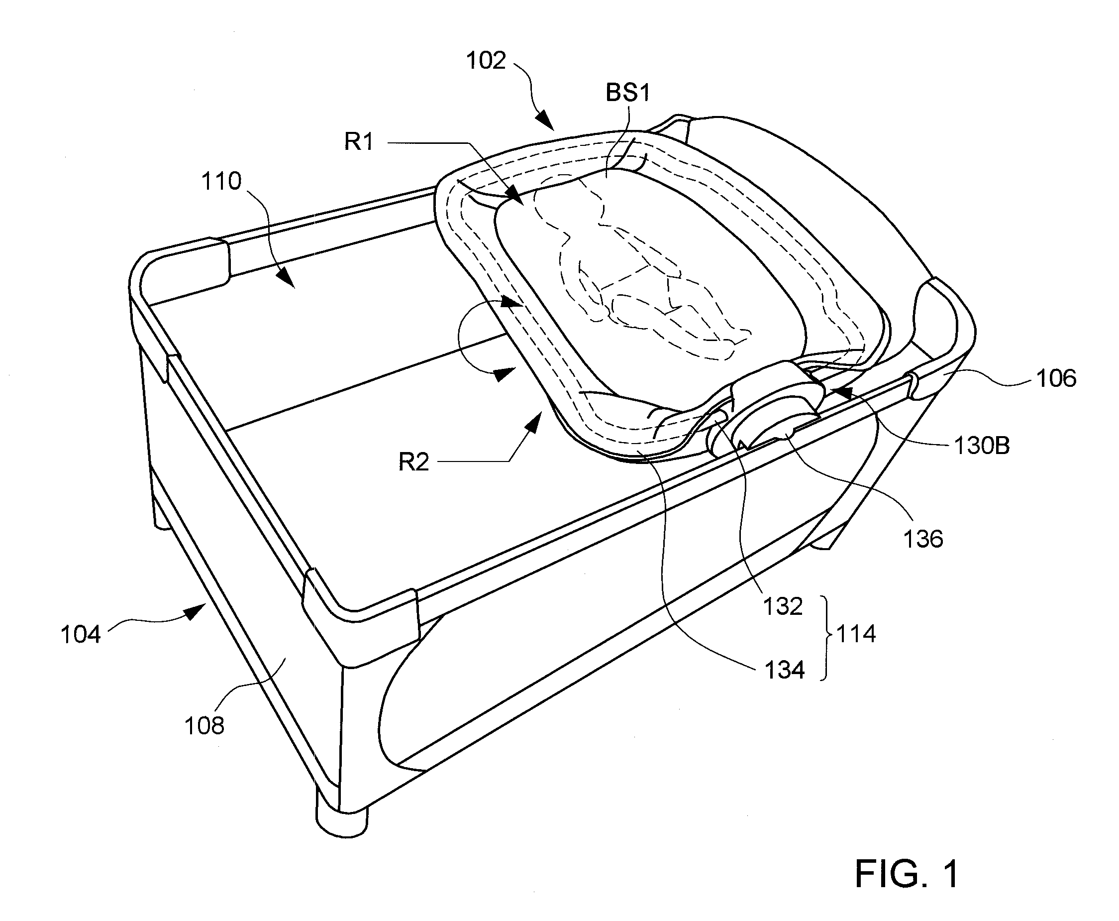 Child Holding Accessory Suitable for Use with a Play Yard