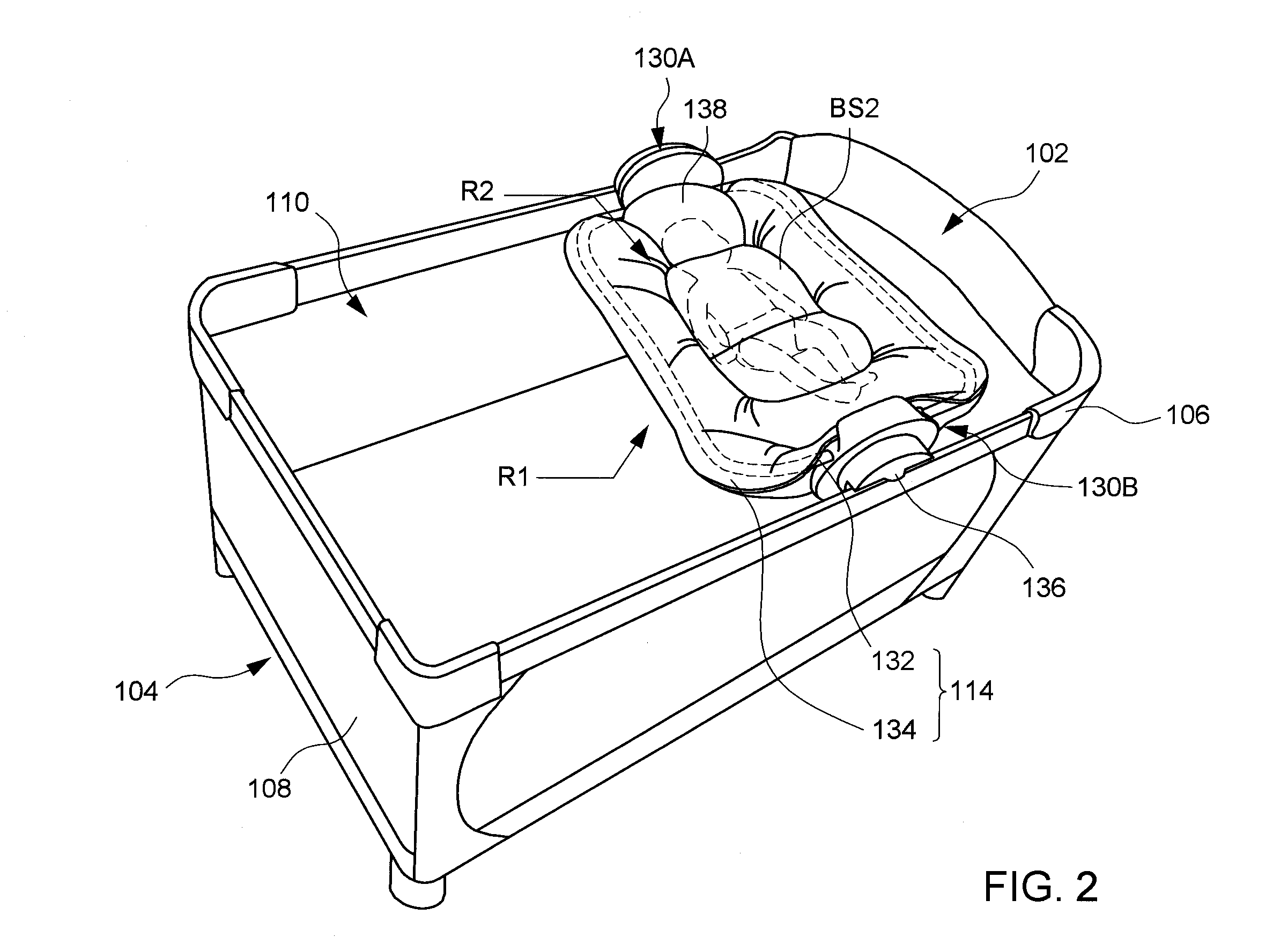 Child Holding Accessory Suitable for Use with a Play Yard